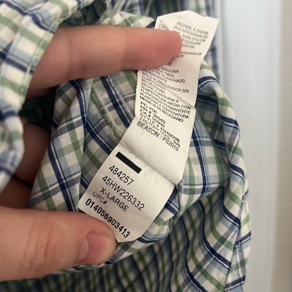 Men’s Izod Plaid Button Down Dress Shirt - Picture 7 of 11